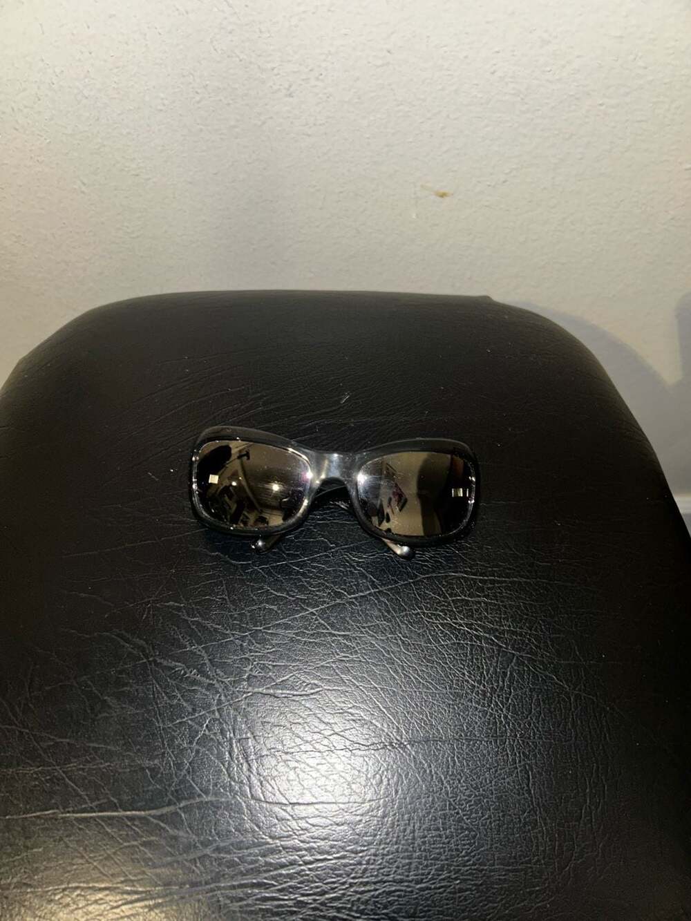 Maui Jim MJ-134-02 Black Wraparound Sunglasses